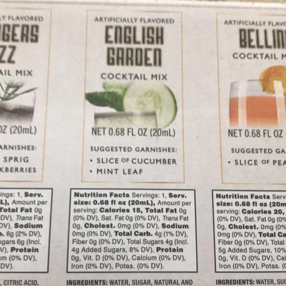 Mini flavoring bottles for Prosecco 7 out of 12 - Picture 5 of 11